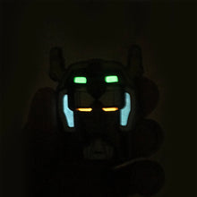Black Lion Head [Ver2] Sliding & Glowing Enamel Pin