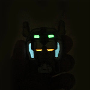 Black Lion Head [Ver2] Sliding & Glowing Enamel Pin